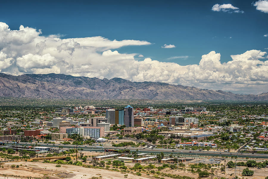 Tucson Skyline from Sentinel Peak Photograph by Miroslav Liska Tucson Skyline from Sentinel Peak Photograph by Miroslav Liska