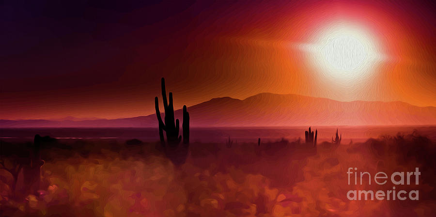 Tucson Sunrise Photograph by Leslie Wells