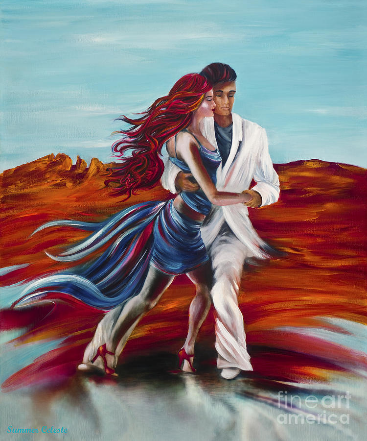 Tucson Tango Painting by Summer Celeste