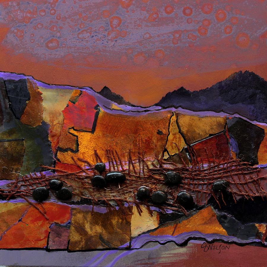 Desert Painting - Tucson Vibe by Carol Nelson Desert Painting - Tucson Vibe by Carol Nelson