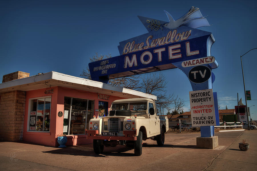 Tucumcari - Blue Swallow Motel 001 Photograph by Lance Vaughn