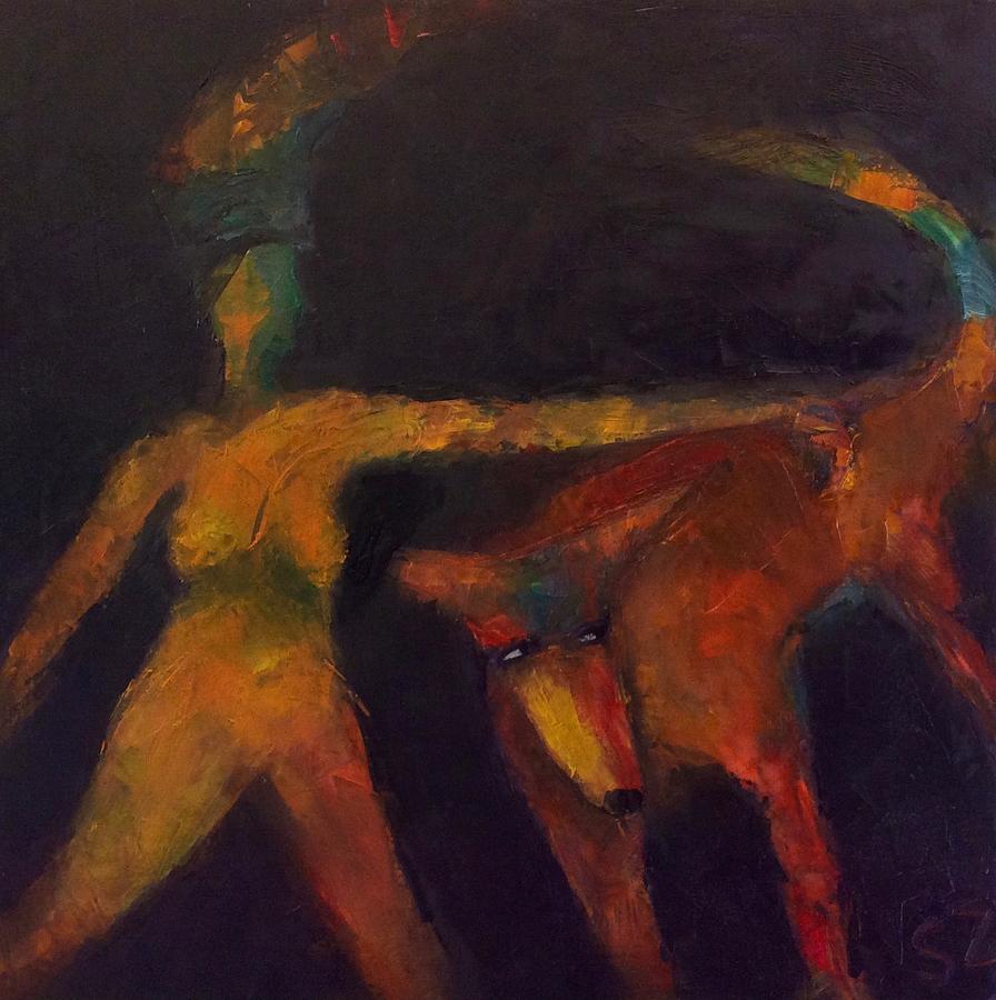 Tuesdays Tango Painting by Suzy Norris