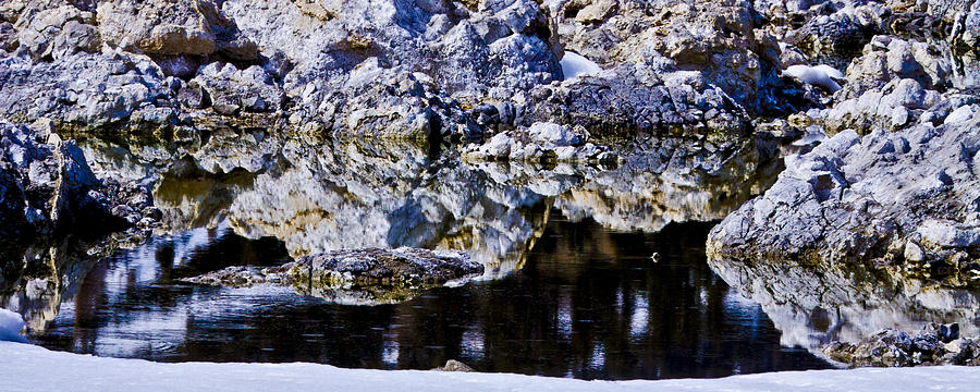 Tufa Reflections Photograph by Albert Seger