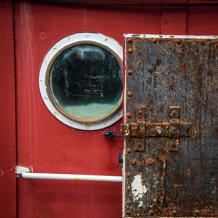 Tug Boat Porthole Photograph by Paul Freidlund
