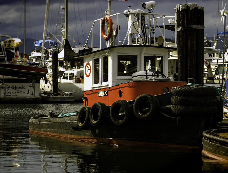 Tug Boat Photograph by Wayne Enslow