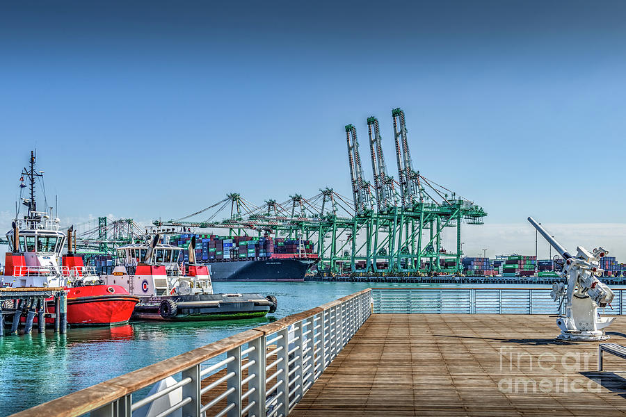 Tug Boats provide enhanced docking safety for all vessels Photograph by David Zanzinger