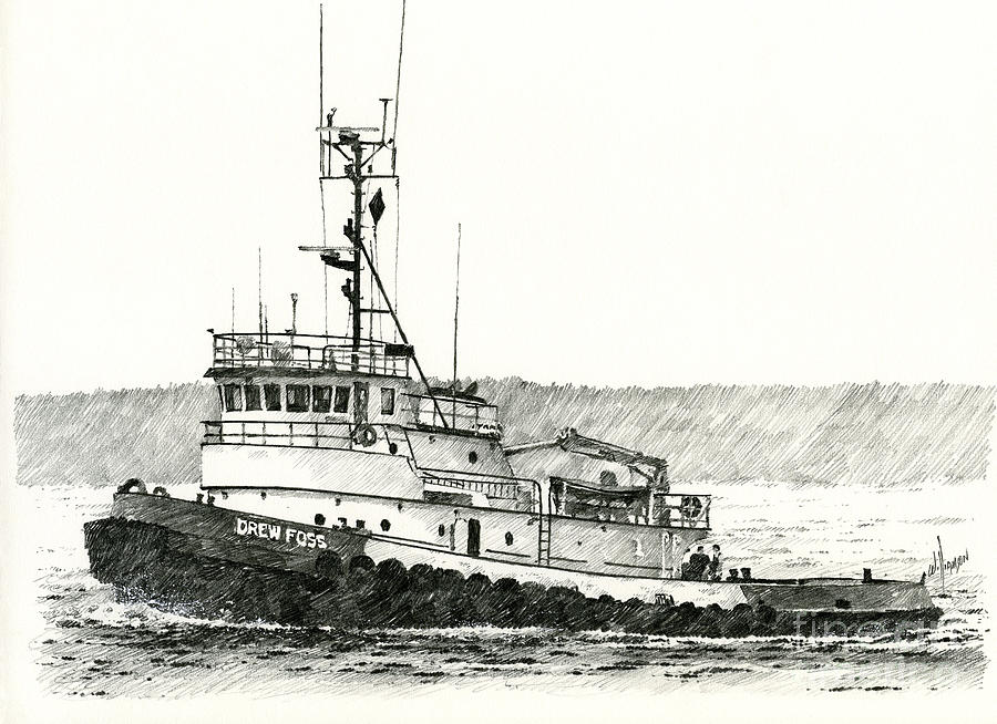 Tugboat on the Savannah River tugboat sketch savannahriver  inkandwatercolor travelsketching  Instagram