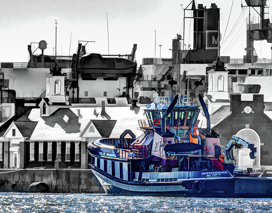 Tugboat Independence Photograph by David Thompsen