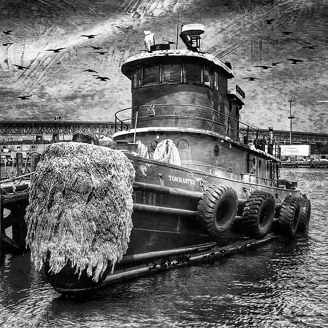 Boat Photograph - #tugboat #workingharbor #ct #dailyphoto by Visions Photography by LisaMarie
