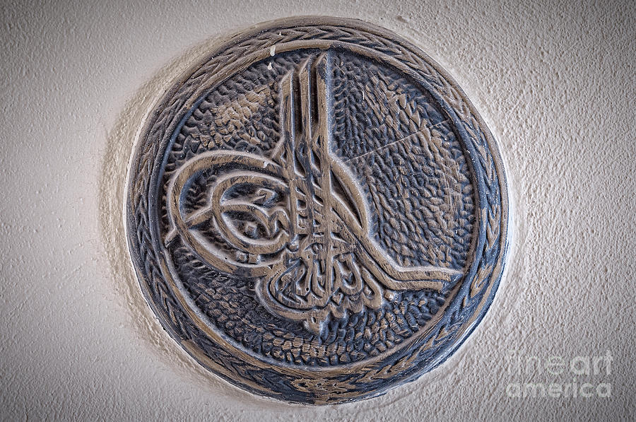 Tughra Symbol From Side Mosque Photograph by Antony McAulay