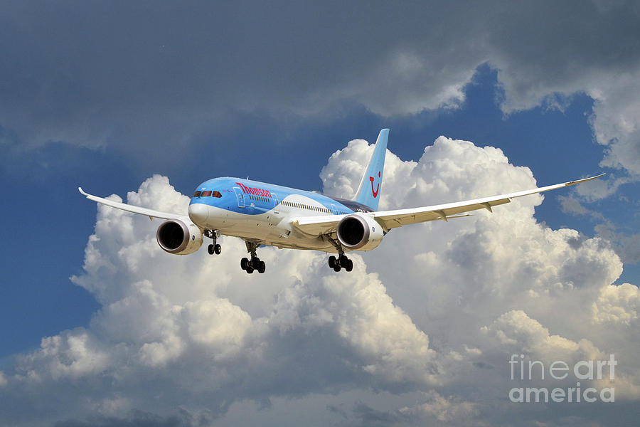 Tui Boeing 787 Dreamliner Digital Art by Airpower Art