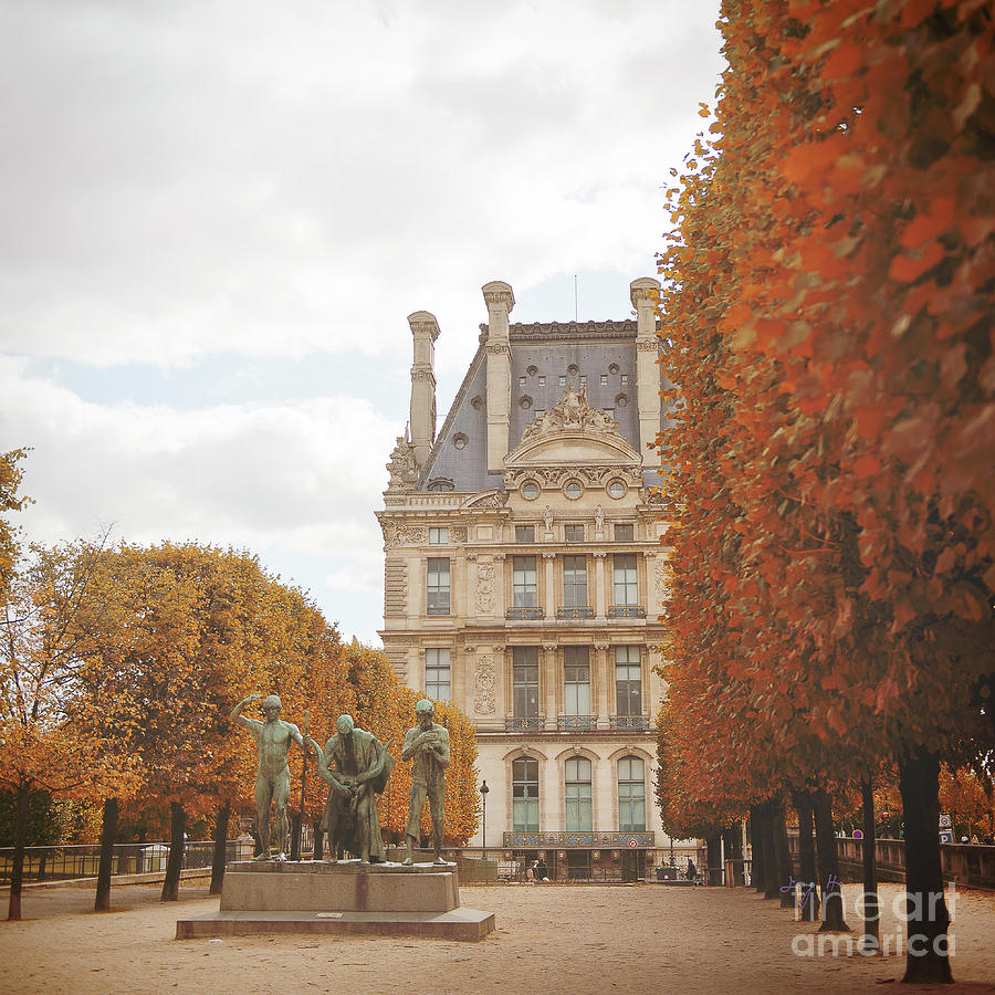 Tuileries Garden in Fall Photograph by Ivy Ho