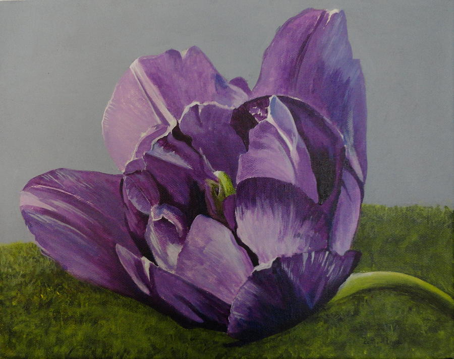 Tulip Painting by Betty-Anne McDonald