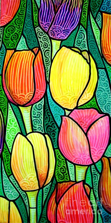 Tulip Expo Painting by Jim Harris
