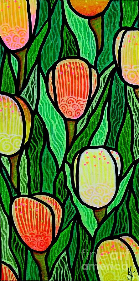 Tulip Joy 2 Painting by Jim Harris