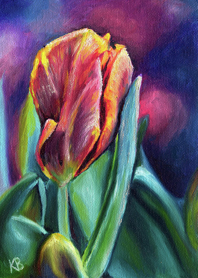 Tulip Painting By Karen Broemmelsick - Fine Art America