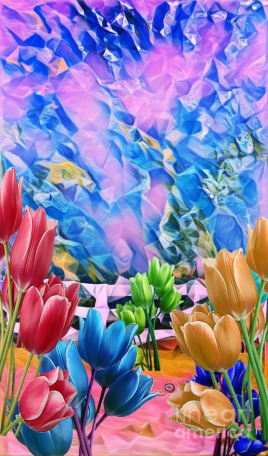 Tulip Masterpiece  Digital Art by Gayle Price Thomas