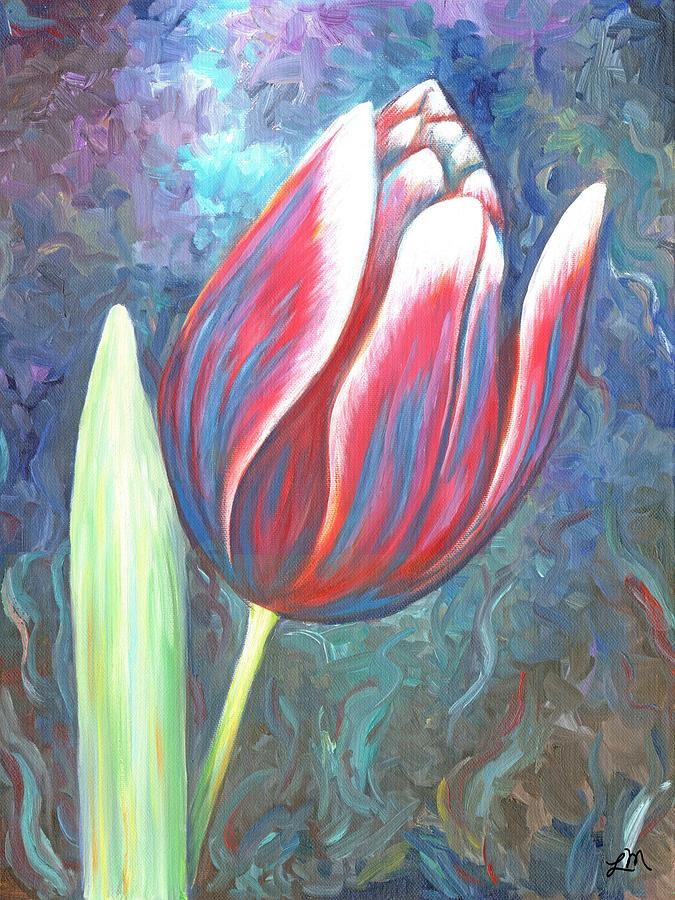 Tulip Painting - Tulip One by Linda Mears