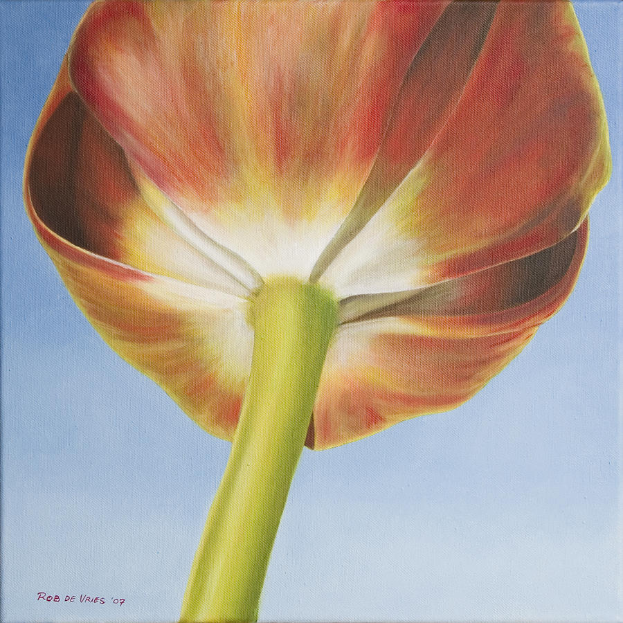 Tulip Painting by Rob De Vries