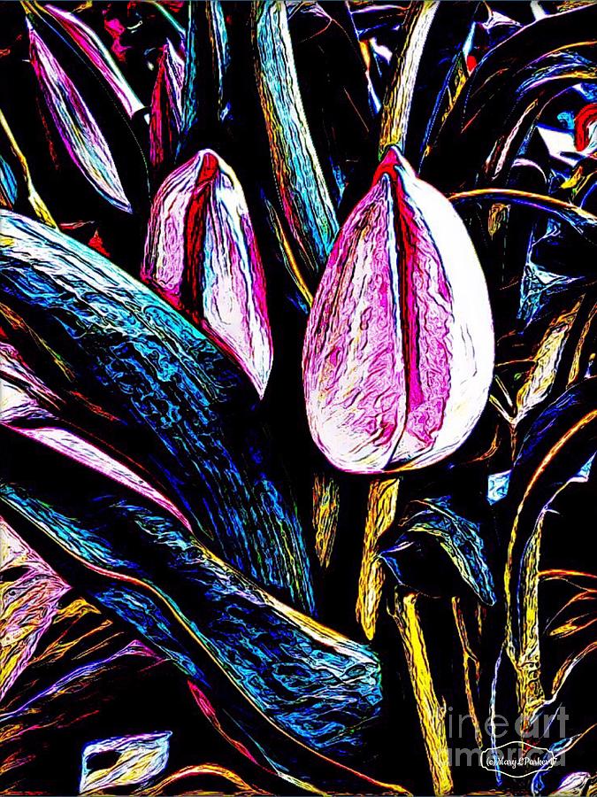  Tulip Season Mixed Media by MaryLee Parker
