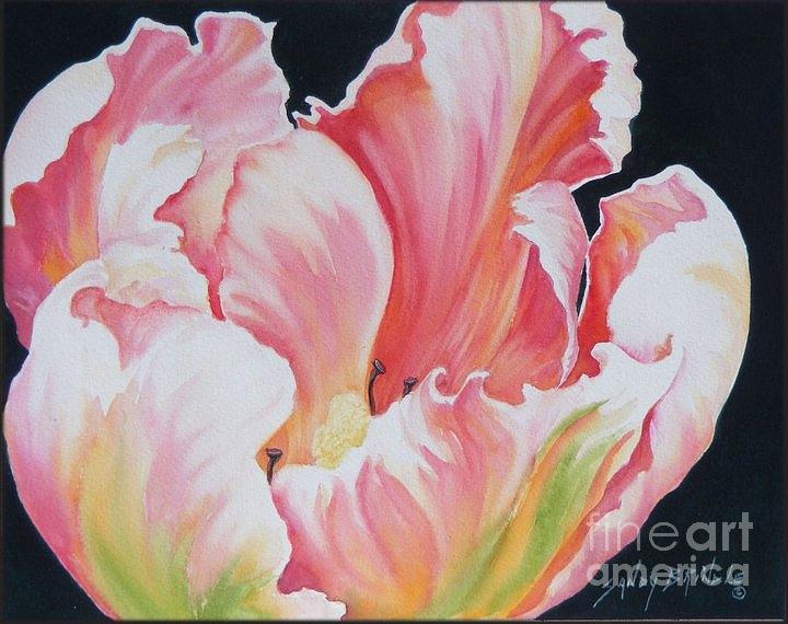 Tulip SOLD Painting by Sandy Brindle