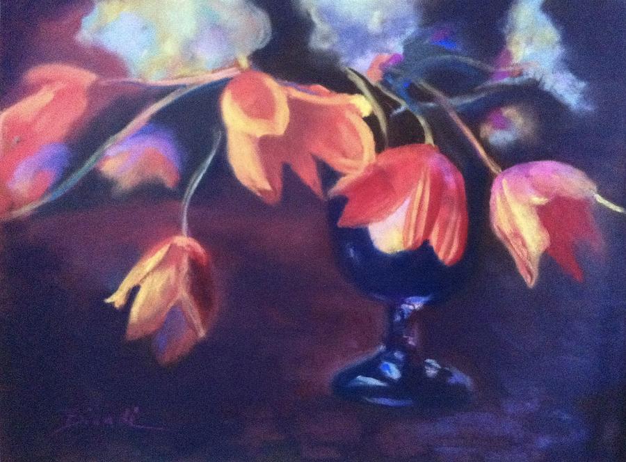 Tulips Painting - Tulip Still Life by Janet Biondi Tulips Painting - Tulip Still Life by Janet Biondi