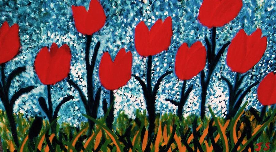 Tulip Painting - Tulip Time by John Scates
