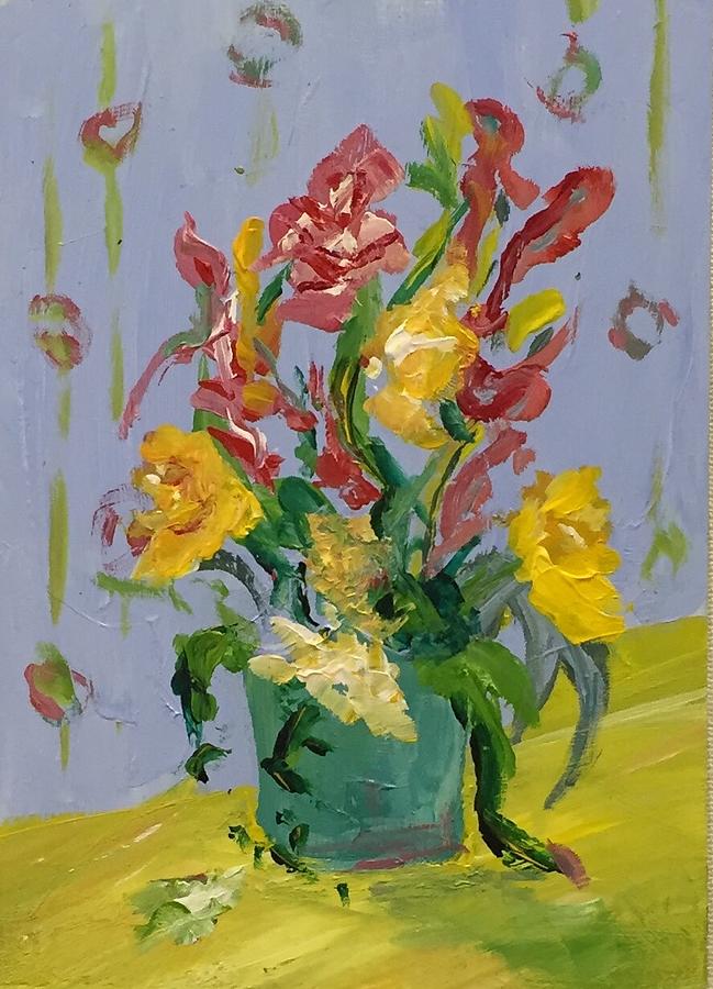 Tulips Painting by Alida M Haslett