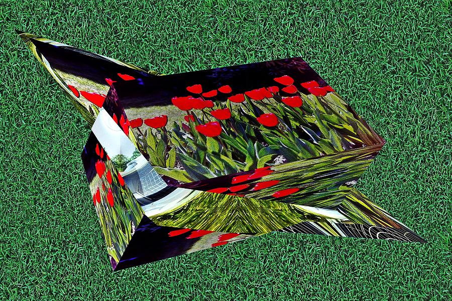 Tulips bump map as art Digital Art by Karl Rose
