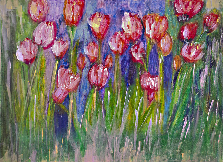 Tulip Painting - Tulips  by Don Wright