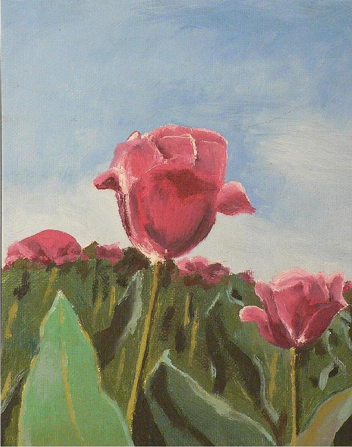 Tulip Painting - Tulips Festival Ottawa by Geeta Yerra