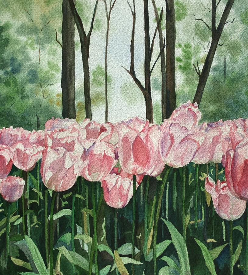 Tulip Painting - Tulips in the Sun by Anita Riemen