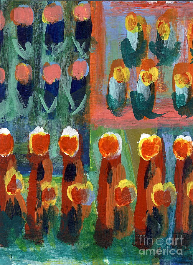 Tulips Painting by Jan Daniels