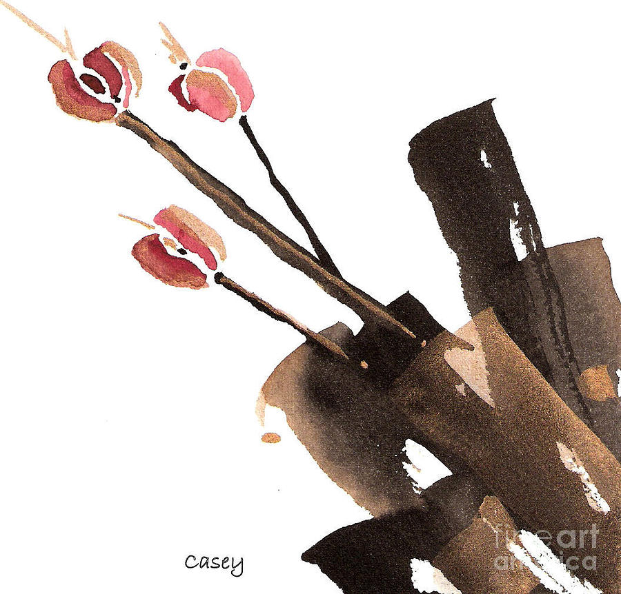 Tulips Three Painting by Casey Shannon