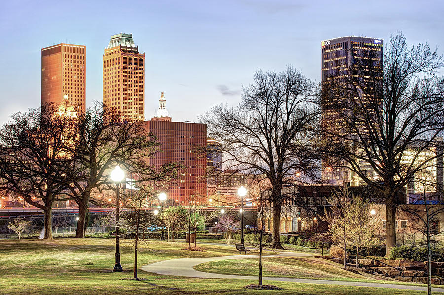 Tulsa Oklahoma Along The Pathway Photograph by Gregory Ballos - Pixels