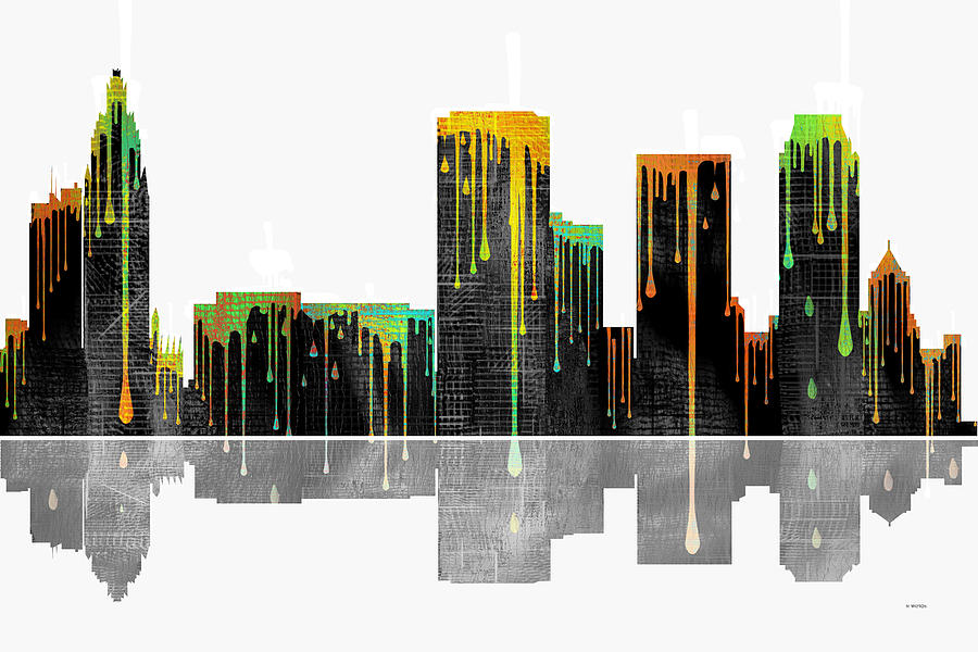 Tulsa Oklahoma Skyline Digital Art by Marlene Watson