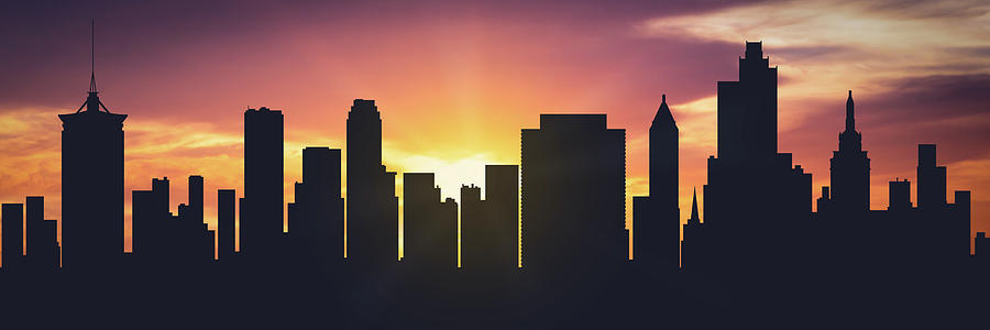 Tulsa Sunset Usoktu-pa01 Digital Art