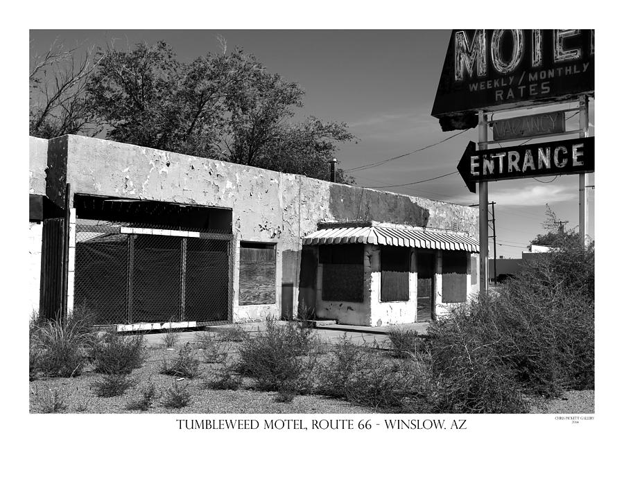 Motel Photograph - Tumbleweed Motel by Chris Pickett