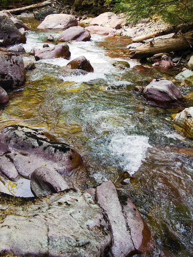 Tumbling Stream  Photograph by Sally Weigand