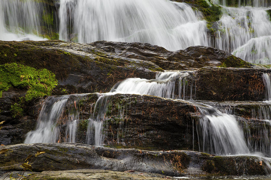 Tumbling Waterfalls Photograph by Debra and Dave Vanderlaan
