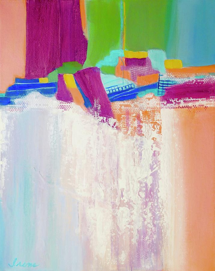 Tumbling Waters Painting by Irene Hurdle