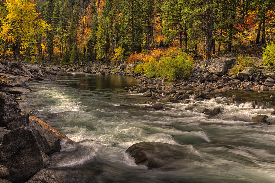 Tumwater Canyon Colors Photograph by Mark Kiver