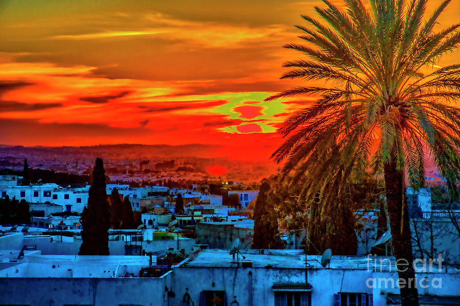 Tunis Sunset Photograph by Rick Bragan