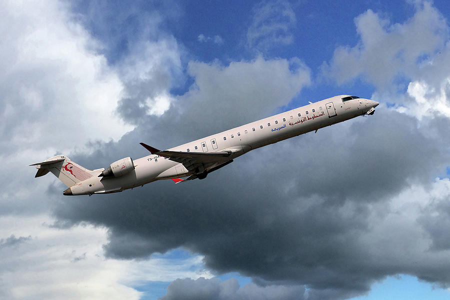 Tunisair Express Bombardier CRJ-900ER Photograph by Smart Aviation - Pixels