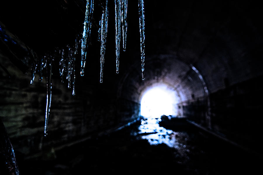 Tunnel Icicles 2 Photograph by Pelo Blanco Photo