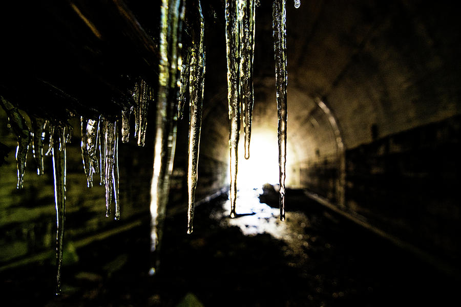 Tunnel Icicles Photograph by Pelo Blanco Photo