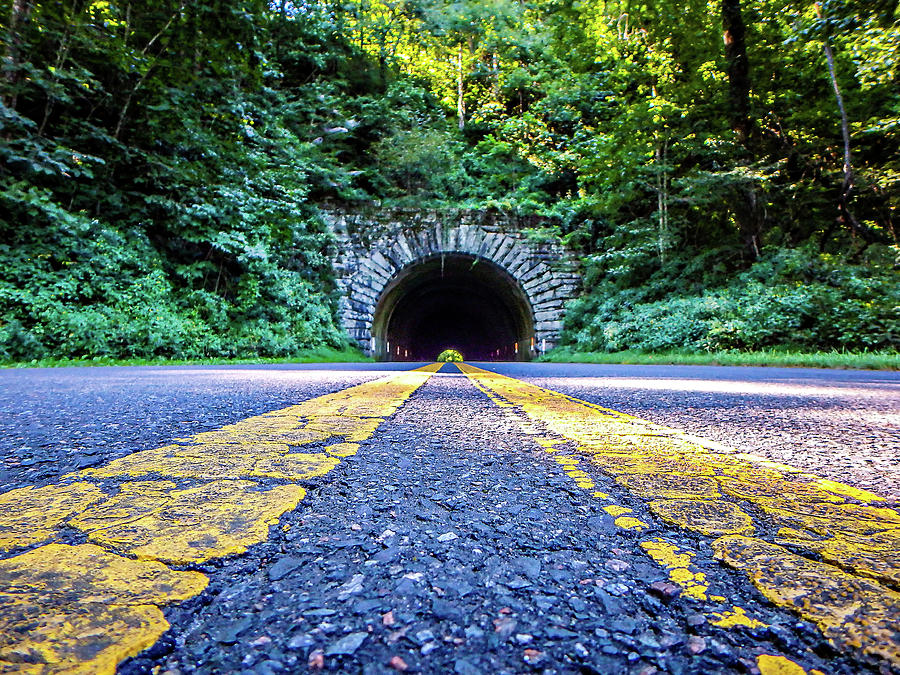 Tunnel Leading To Blue Ridge Parkway  Photograph by Alex Grichenko