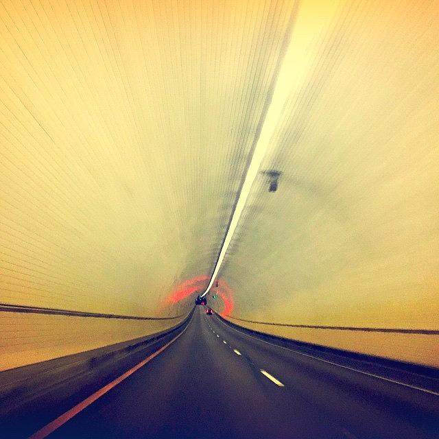 Tunnel Photograph - #tunnel #mobile #travel #road by Joan McCool