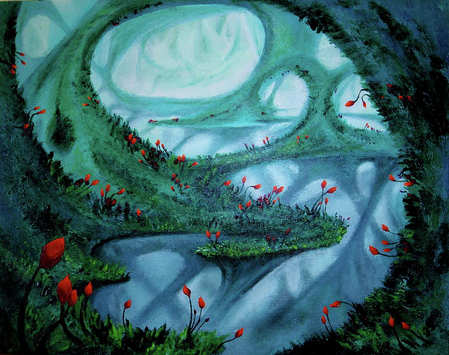 Tunnel of Dreams Painting by Leizel Grant