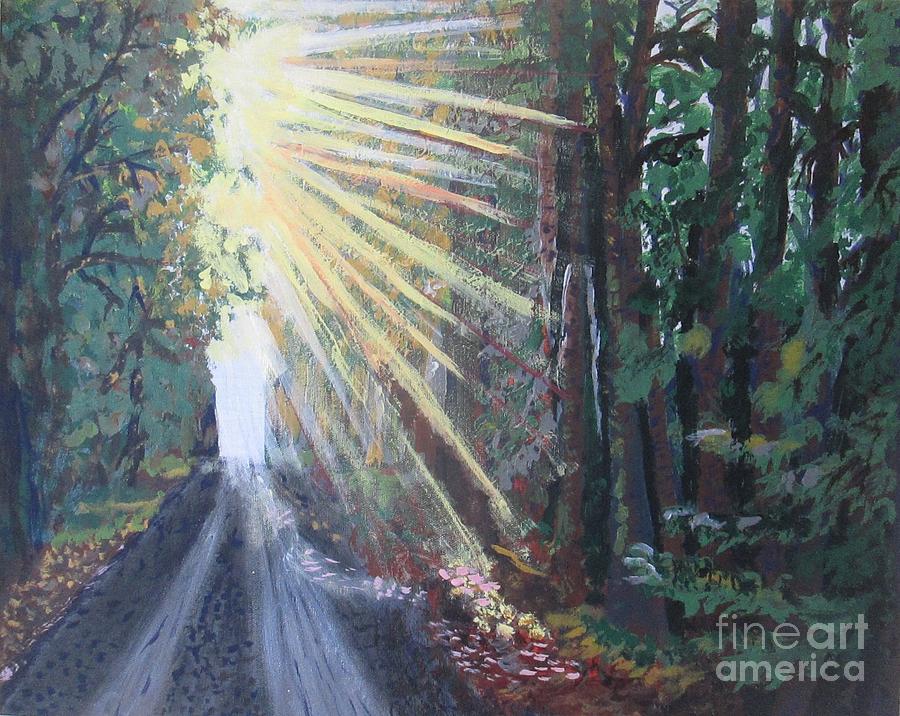 Tunnel of Hope Painting by Jennylynd James